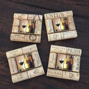 SALE NEW🔅Wine Coaster, Set of 4